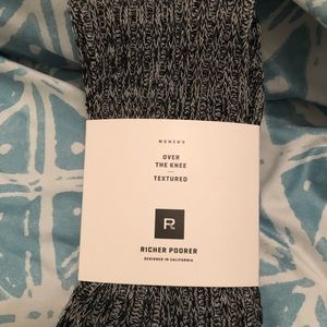 Women’s over knee textured socks